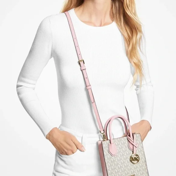 Michael Kors Beige and Pink Mini Bag - Picture 9 of 9